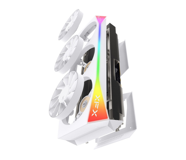 XFX Radeon RX 9070 XT Mercury Magnetic Air OC RGB White 16GB - 1321590 - zdjęcie 6
